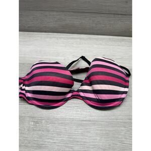 Victoria Secret Pink Striped Bra Size 34B